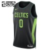 Canotte Bambino Boston Celtics Tatum Nike 2024-25 City Edition Nero Swingman